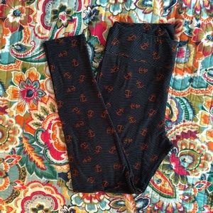 Brand New TC Lularoe Anchor Leggings